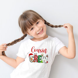 Kerstmis familiepyjama voor neefjes en nichtjes vo t-shirt