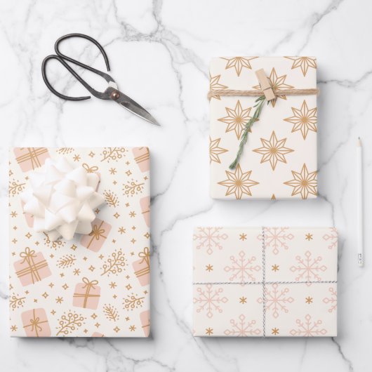 Kerstmis Fantasievol Inpakpapier Vel (Voorkant)
