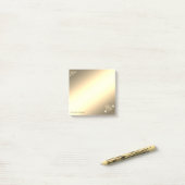 Kerstmis, Faux Gold Snowflakes-op maat Post-it® Notes (Op bureau)