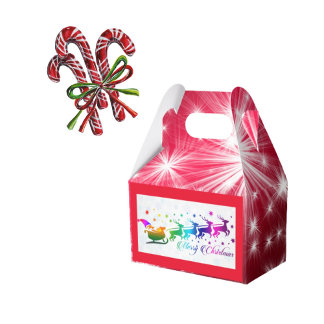 Kerstmis Favor Doos met Rendieren en Kerstman Bedankdoosjes