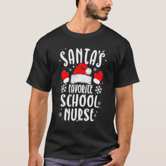 Kerstmis Favoriete Schoolverpleegster Merry Nurs T-shirt