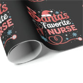 Kerstmis favoriete verpleegster cadeaupapier (Rol Hoek)