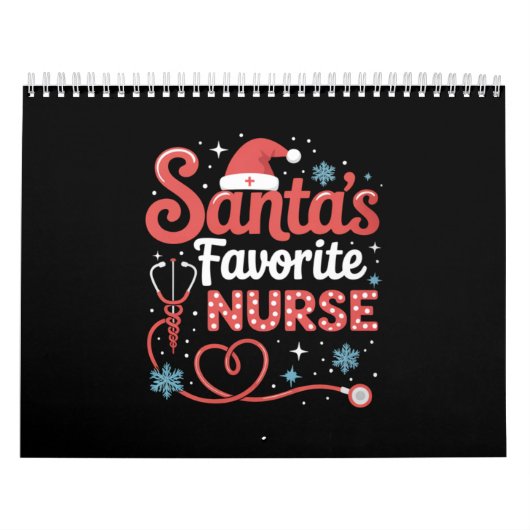 Kerstmis Favoriete Verpleegster Kalender (Hoes)