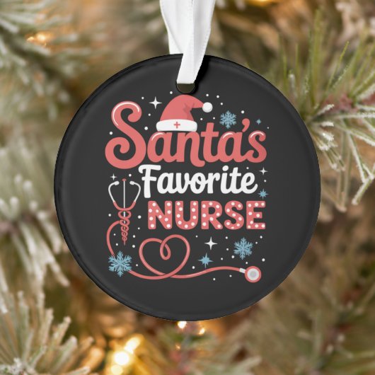 Kerstmis favoriete verpleegster  ornament (Boom)