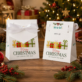 Kerstmis Favorietendoos Bedankdoosjes