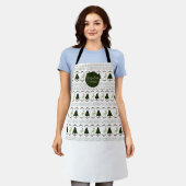 Kerstmis Fawn Apron Schort (Gedragen)