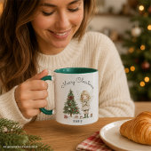 Kerstmis Fee en Boom Persoonlijke Cadeau Mok