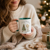 Kerstmis Fee en Boom Persoonlijke Cadeau Mok