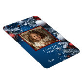 Kerstmis, feestdag, ik hou van je oma magneet (Rechterzijde)