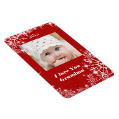 Kerstmis, feestdag, ik hou van je oma magneet (Rechterzijde)