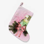 Kerstmis feestdag paraket kleine kerstsok (Voorkant (Hangend))