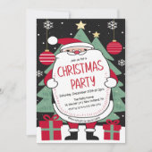 Kerstmis feestdag uitnodiging (Voorkant)