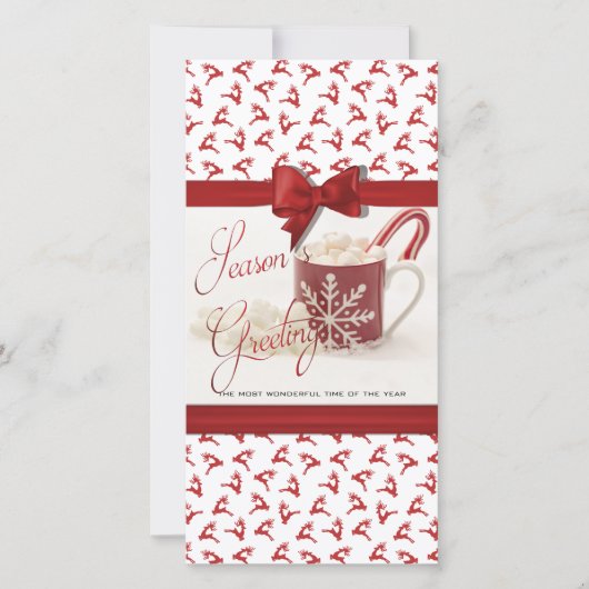 Kerstmis Feestdagen, Beste tijd van het Jaar Feestdagenkaart (Voorkant)