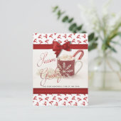 Kerstmis Feestdagen, Beste tijd van het Jaar Feestdagenkaart (Staand voorkant)