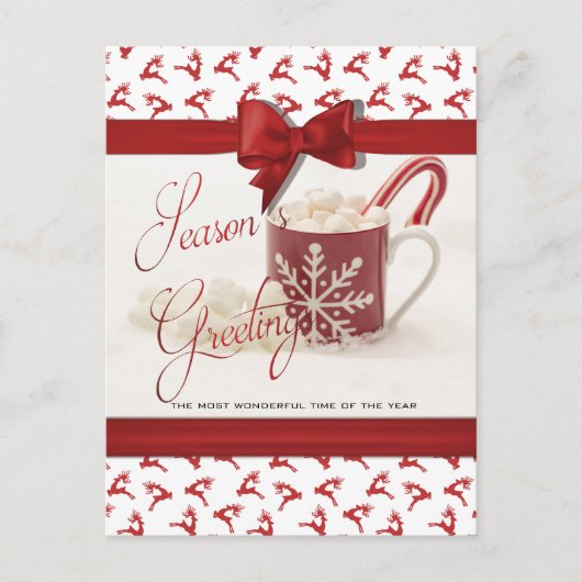 Kerstmis Feestdagen, Beste tijd van het Jaar Feestdagenkaart (Voorkant)