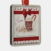 Kerstmis Feestdagen, Beste tijd van het Jaar Metalen Ornament (Rechts)