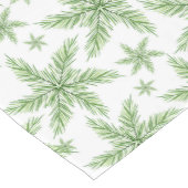 Kerstmis Feestdagen Feestive Pine Winter Floral Korte Tafelloper (Hoek)