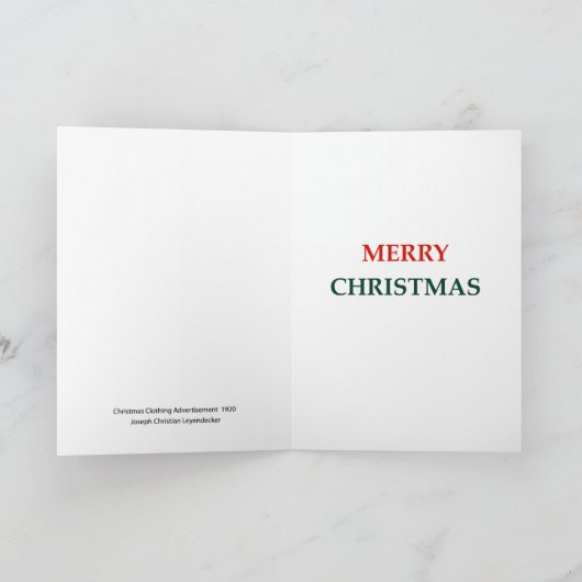 Kerstmis Feestdagen Kaart (Binnen)