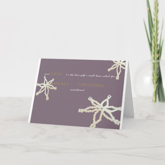 Kerstmis Feestdagen Kaart (Voorkant)