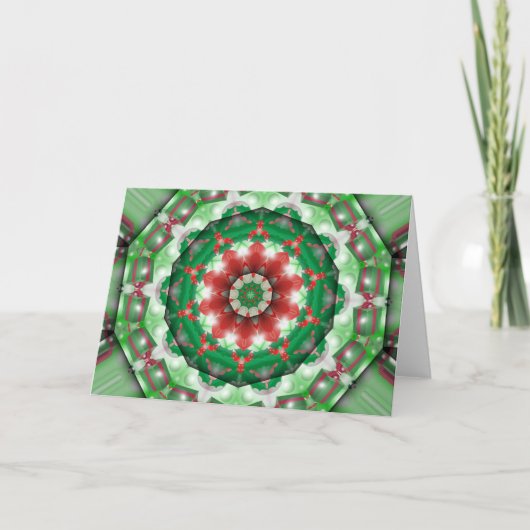 Kerstmis Feestdagen Kaart (Voorkant)