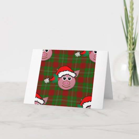 kerstmis feestdagen kaart (Voorkant)