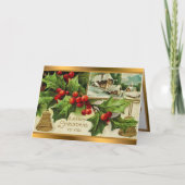  kerstmis feestdagen kaart (Voorkant)