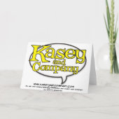 Kerstmis Feestdagen Kaart (Achterkant)