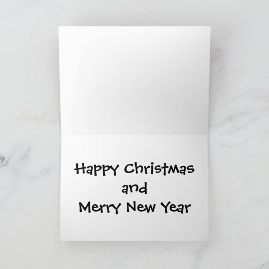 Kerstmis Feestdagen Kaart (Binnen)