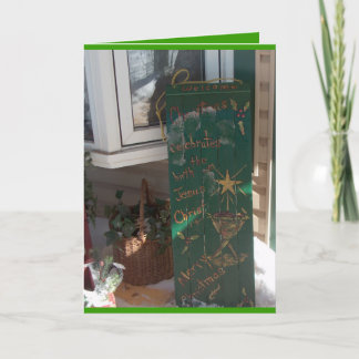 Kerstmis Feestdagen Kaart