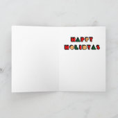 Kerstmis Feestdagen Kaart (Binnen)