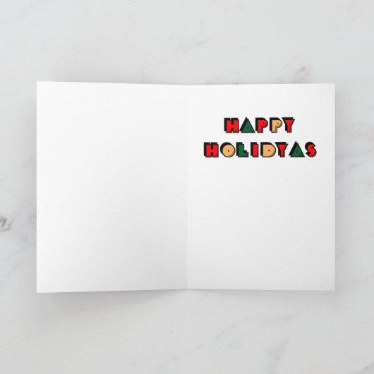 Kerstmis Feestdagen Kaart (Binnen)