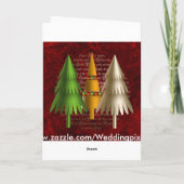 Kerstmis Feestdagen Kaart (Achterkant)