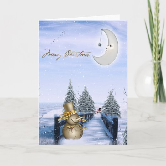 Kerstmis Feestdagen Kaart (Voorkant)