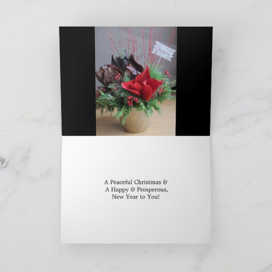 Kerstmis Feestdagen Kaart (Binnen)