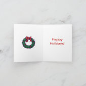 Kerstmis Feestdagen Kaart (Binnen)