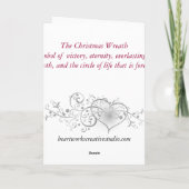 Kerstmis Feestdagen Kaart (Achterkant)