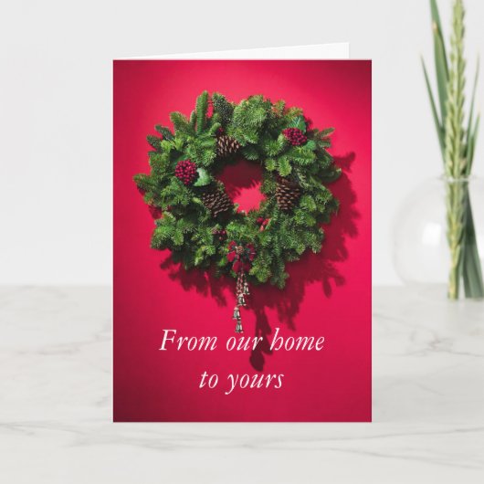 Kerstmis Feestdagen Kaart (Voorkant)