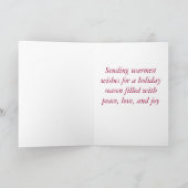 Kerstmis Feestdagen Kaart (Binnen)