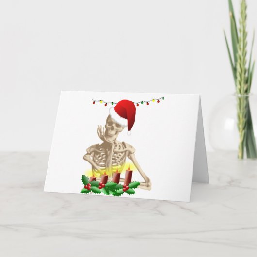 kerstmis feestdagen kaart (Voorkant)