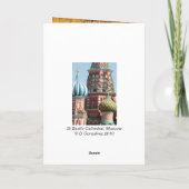 Kerstmis Feestdagen Kaart (Achterkant)