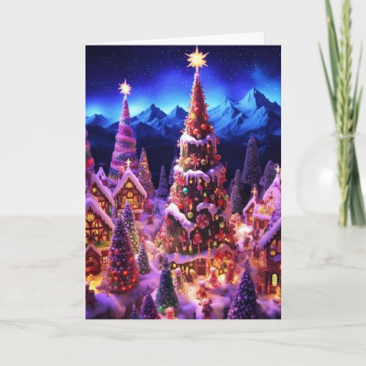 Kerstmis Feestdagen Kaart (Voorkant)