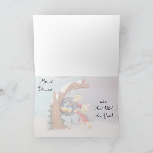 Kerstmis Feestdagen Kaart (Binnen)