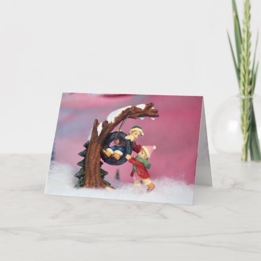 Kerstmis Feestdagen Kaart (Voorkant)