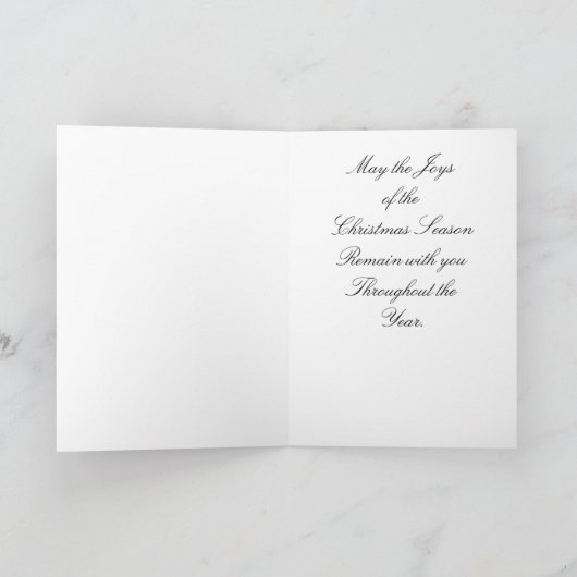 Kerstmis Feestdagen Kaart (Binnen)