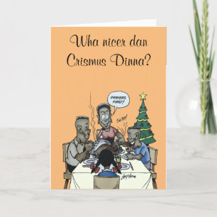 Kerstmis Feestdagen Kaart