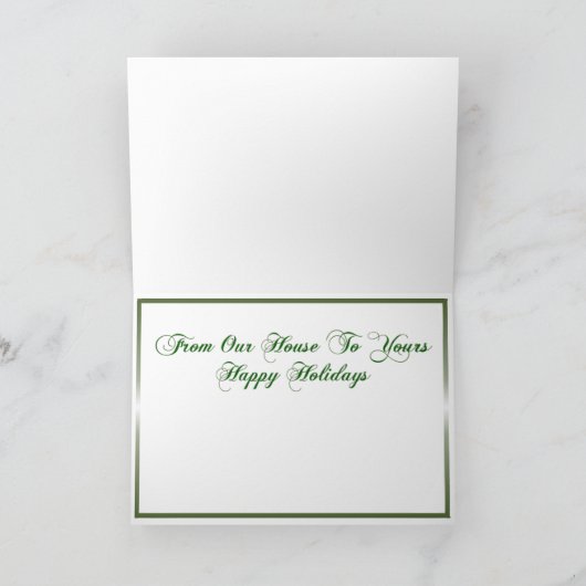 Kerstmis Feestdagen Kaart (Binnen)