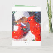 Kerstmis Feestdagen Kaart (Achterkant)