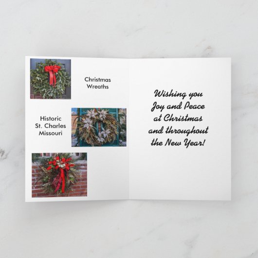 Kerstmis Feestdagen Kaart (Binnen)