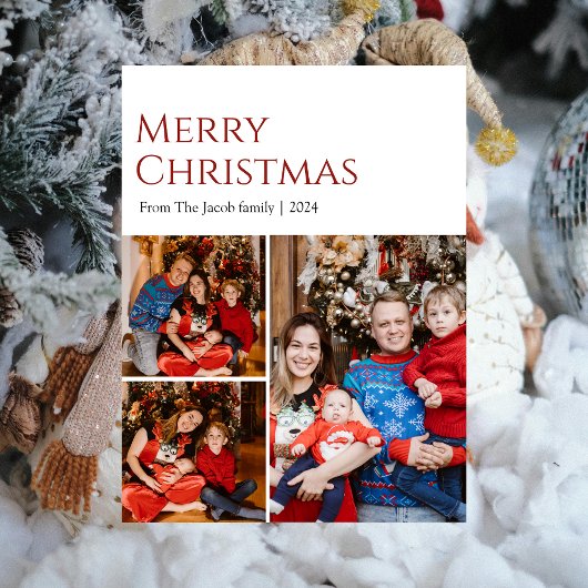 Kerstmis feestdagen Modern Typografie 3-foto