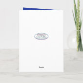 Kerstmis, Feestdagen, patriottisch, Penquins en vl Kaart (Achterkant)